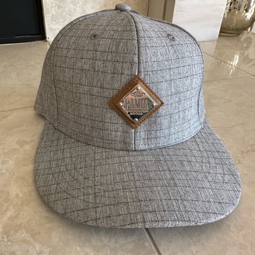 Gray Pamoa Hat
